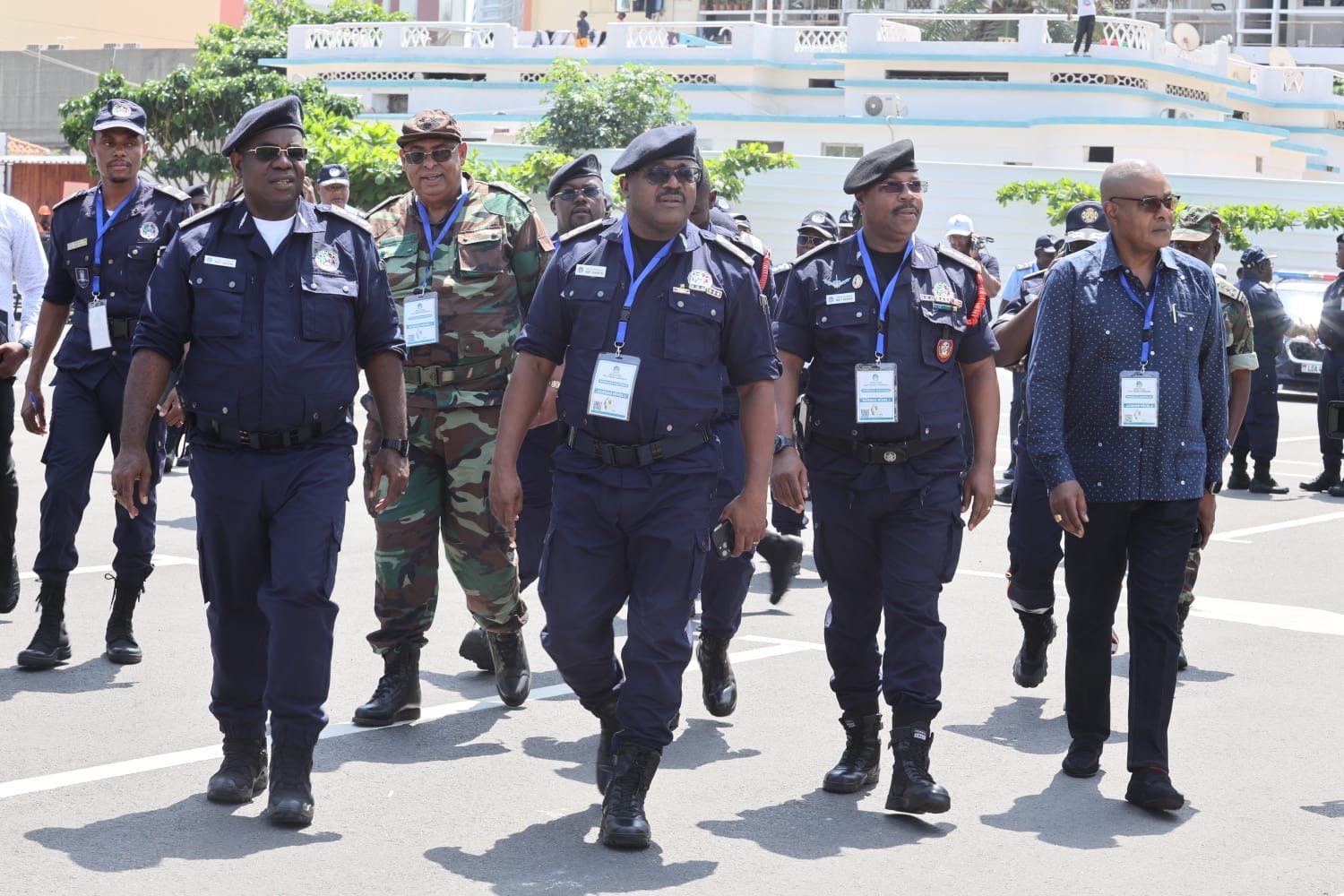 COMANDANTE DA OPERAÇÃO "SANTIDADE" INSPECCIONA LOCAIS PARA RECEPÇÃO DO PAPA LEÃO XIV