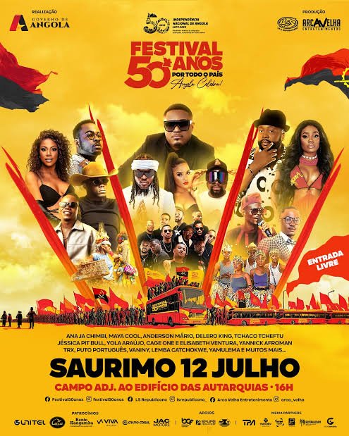 Imagem de Mixa da Ls Republicano e Arca Velha: Tour de 50 Anos de Independência de Angola Envolve Milhões e Exclusão de Artistas