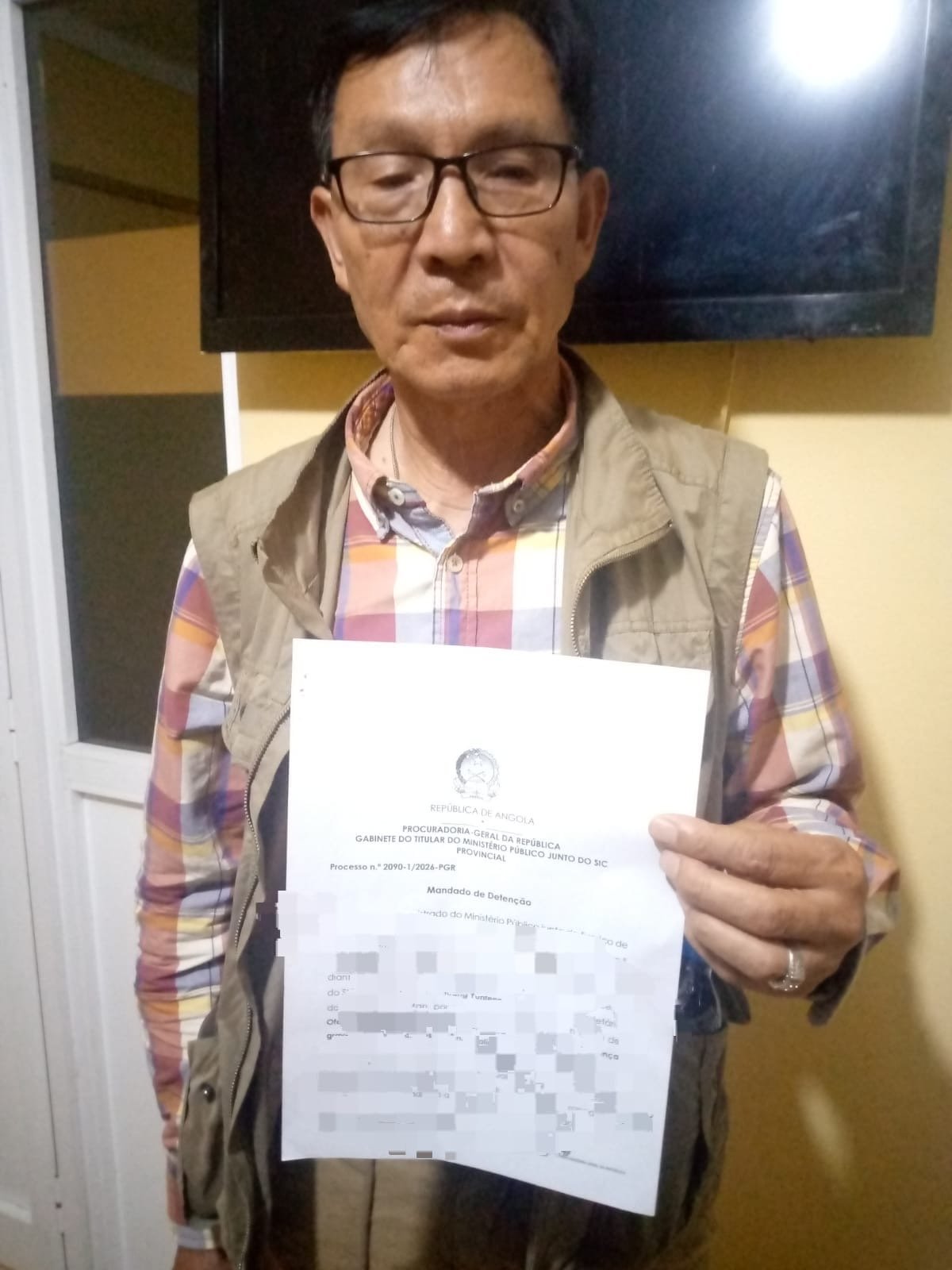 SIC/MALANJE DETÉM CIDADÃO DE NACIONALIDADE CHINESA POR ORIENTAR O SEQUESTRO DO SEU FUNCIONÁRIO E TORTURAR DE SEGUIDA ORDENOU QUE FOSSE LANÇADO NA RIO