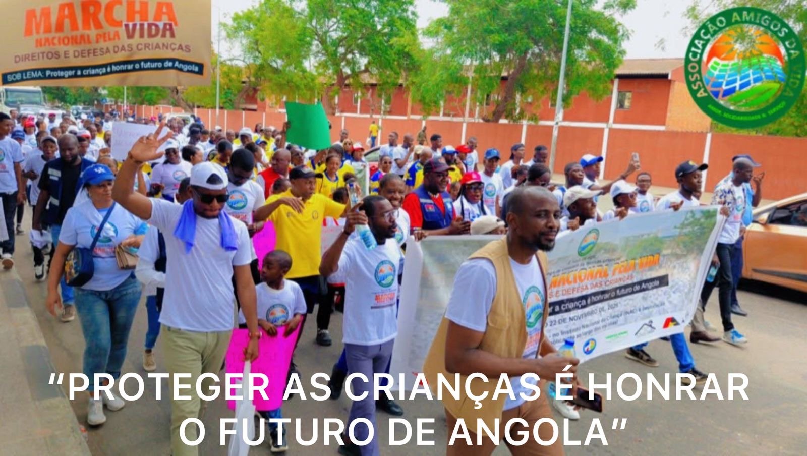 Imagem de Angola unida pela infância: Marcha Nacional pela Vida, Direitos e Defesa da Criança mobiliza o país
