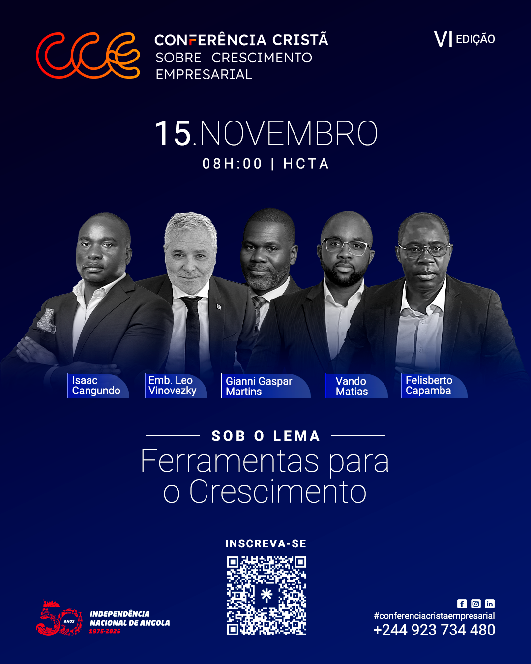 Imagem de O Embaixador do Estado de Israel em Angola, Leo Vinovezky, será um dos oradores da VI Edição da Conferência Cristã sobre Crescimento Empresarial