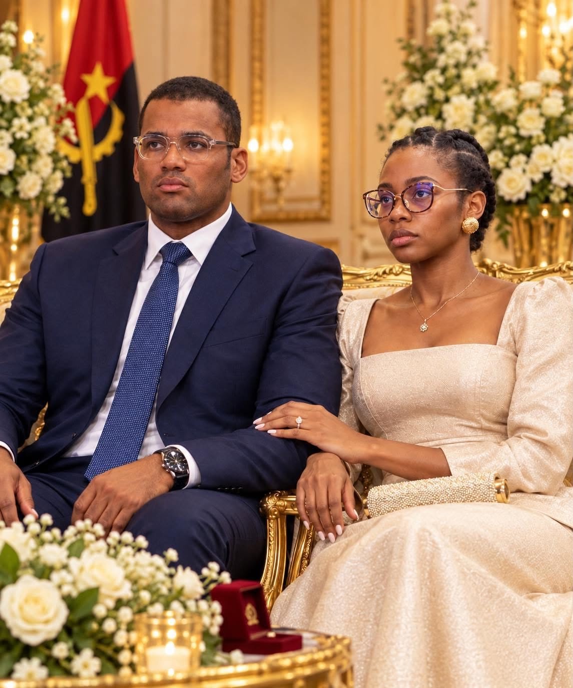 Filha de João Lourenço Cristiana Giovanna e Miro filho de Aldemiro Vaz da Conceição, antigo porta-voz da Presidência da República, marcam data do casamento