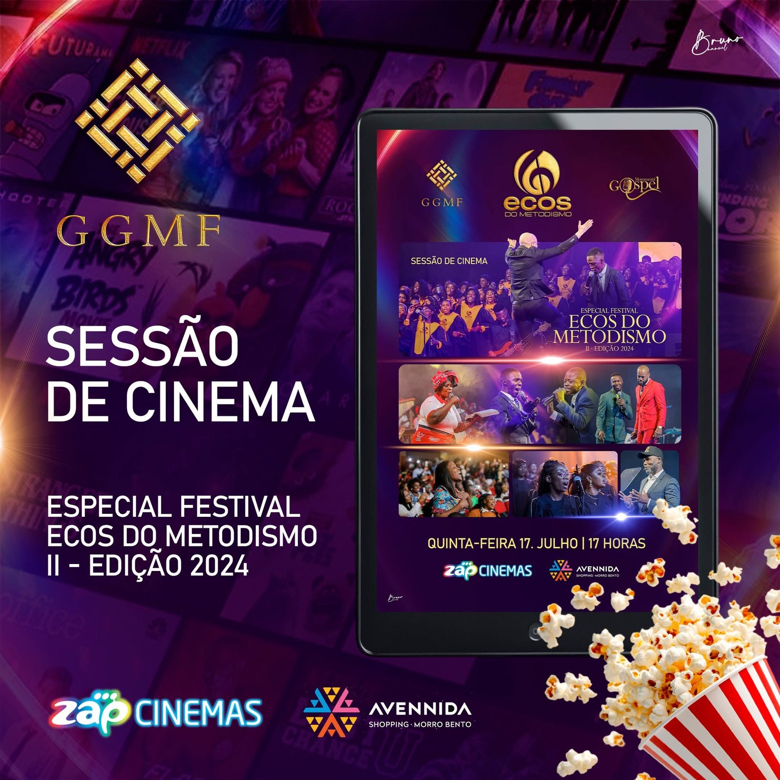 Imagem de Coral Ecos do Metodismo Leva Louvor ao Cinema