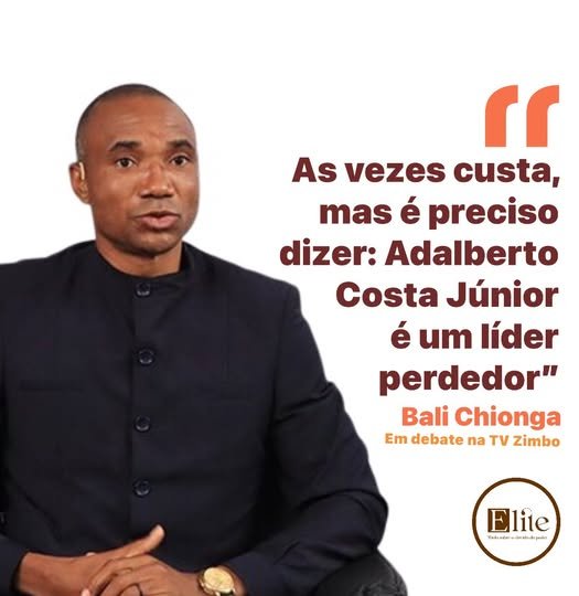 Às vezes custa, mas é preciso dizer: Adalberto Costa Júnior é um líder perdedor